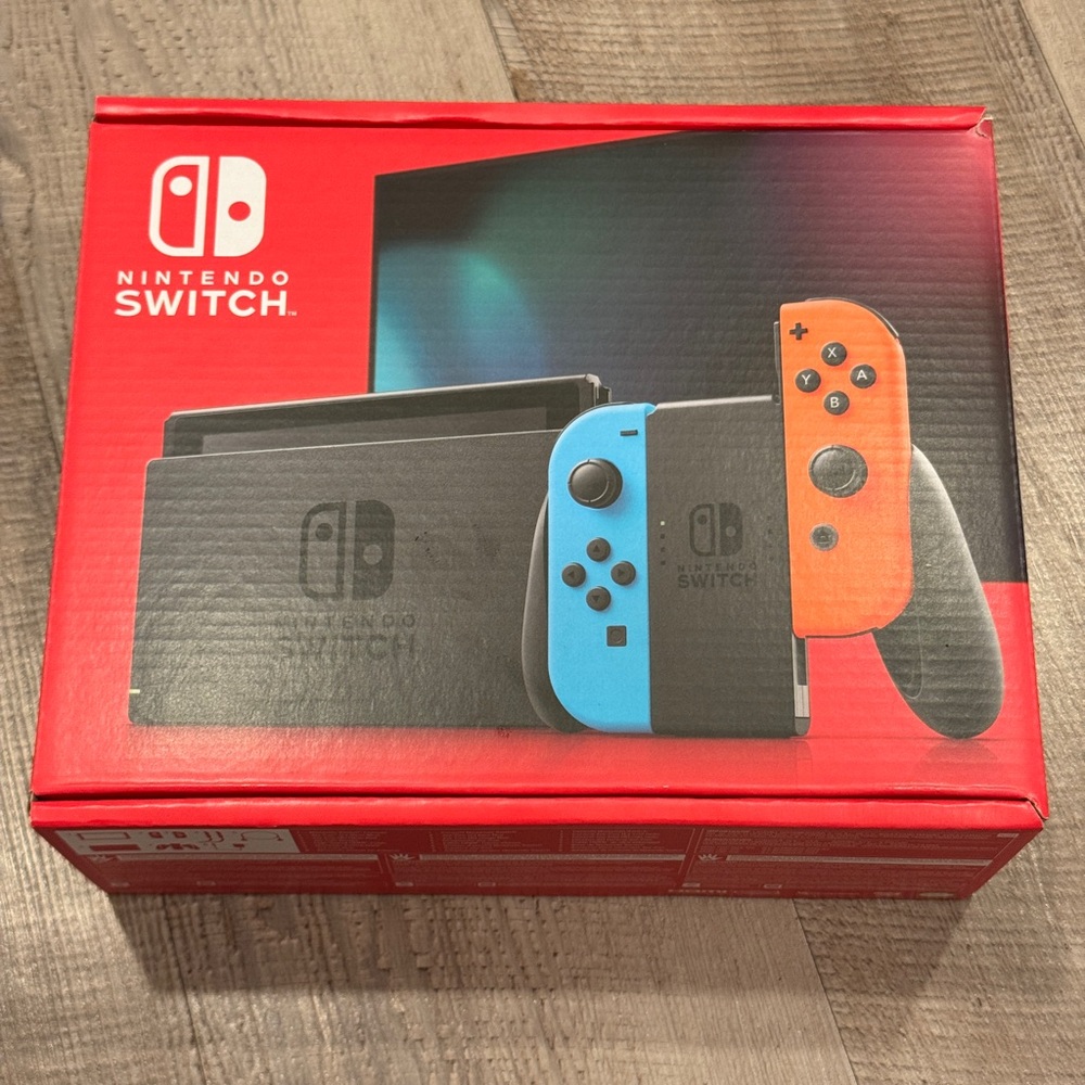 <BRAND NEW> Nintendo Switch Console with Blue and Orange Joy-Con